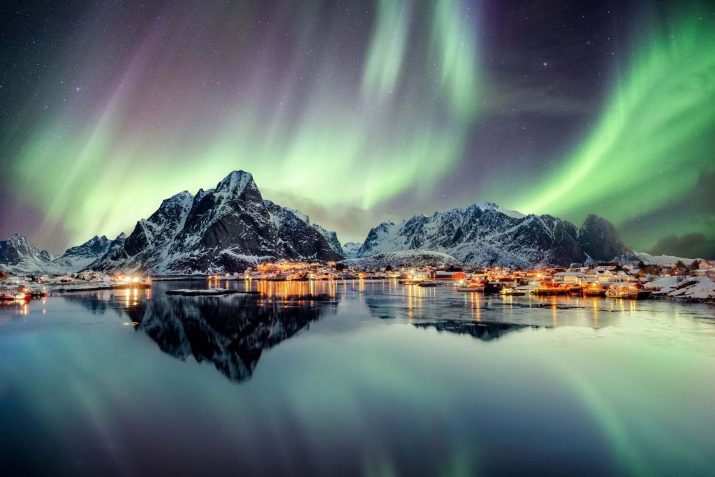 nordlichter in norwegen lofoten